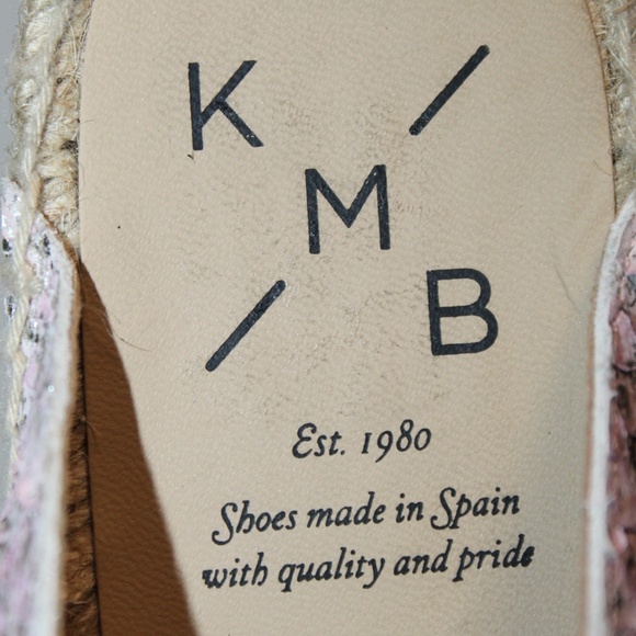 Anthropologie pink cross strap espadrille sandals - Picture 5 of 8